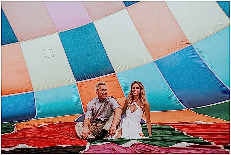 hot air balloon proposal 