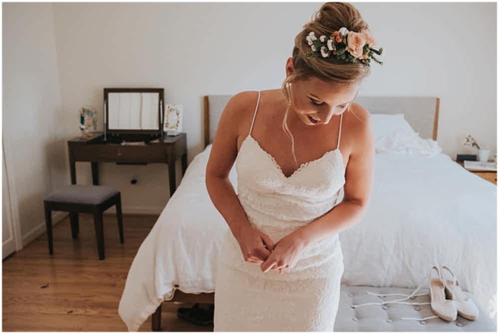 Bride flower tiara