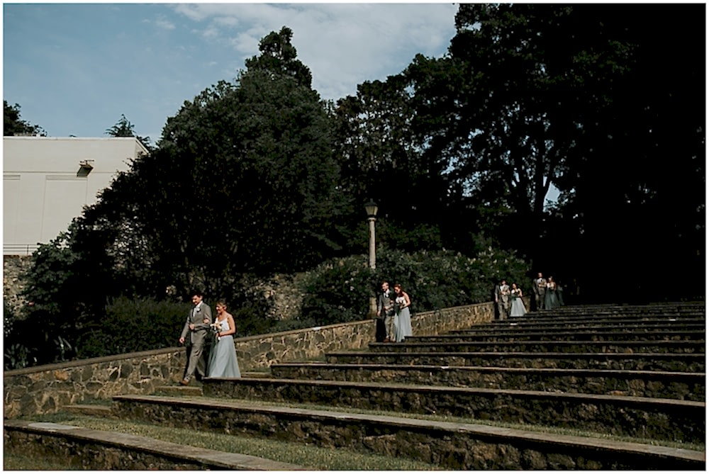 Raleigh Municipal Rose Garden Wedding