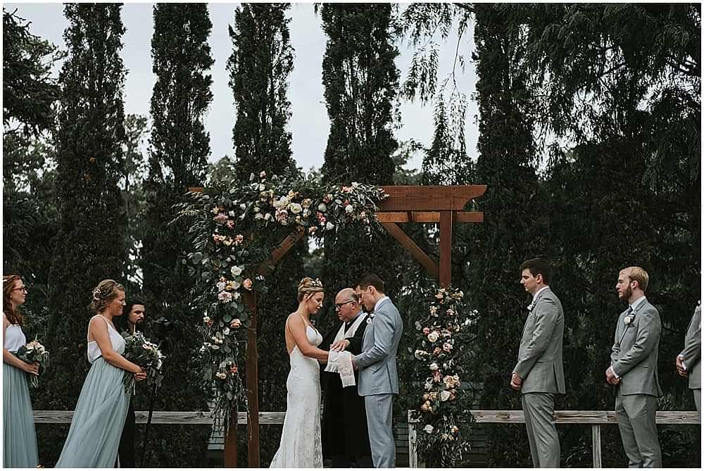 Raleigh Rose Garden ceremony 