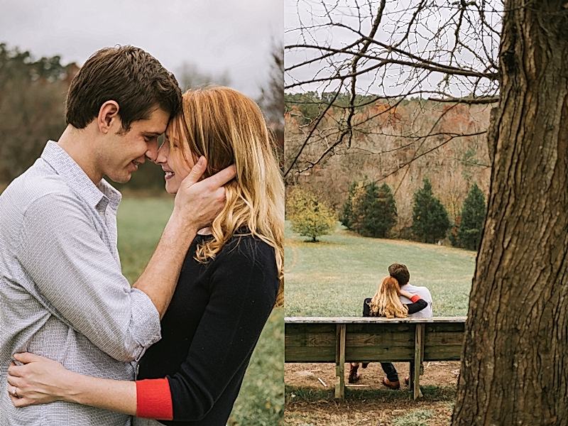 raleigh candid engagement session