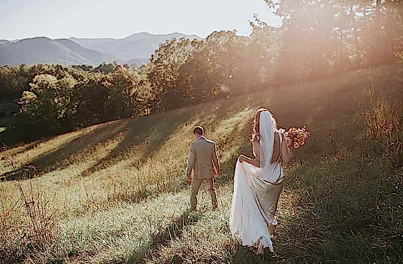 The Ridge Wedding Full of Pampas Grass and Starry Skies | Sarah + Scott