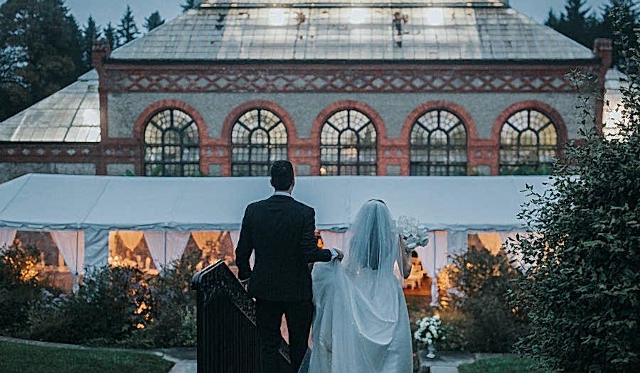 Conservatory on Biltmore Estate Wedding Reception