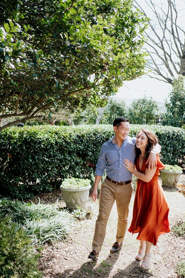 Modern Candid Charlotte Engagement Session in Noda