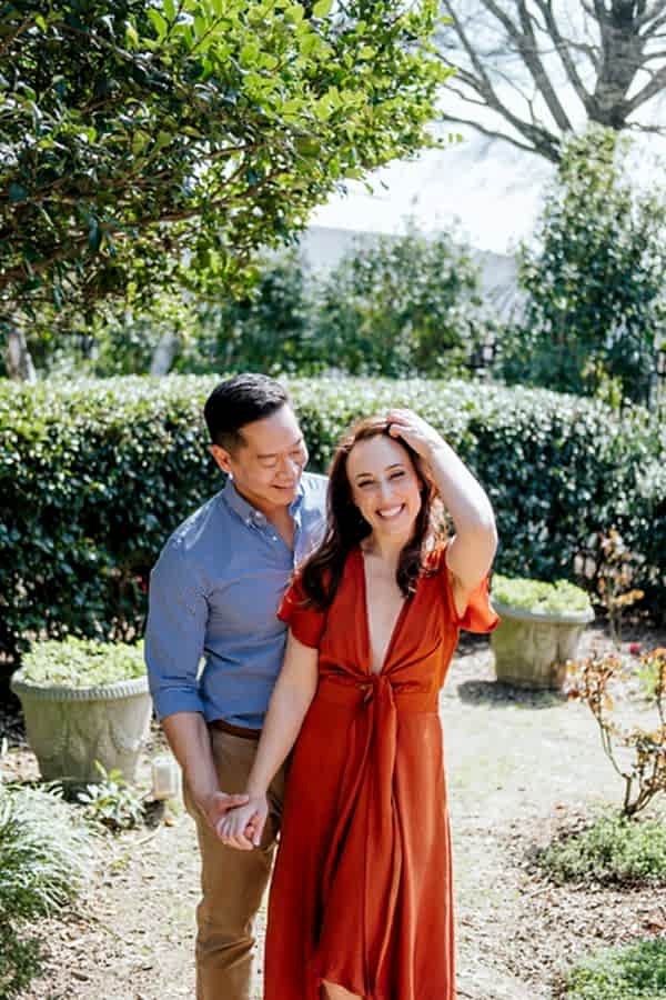 Modern Candid Charlotte Engagement Session in Noda