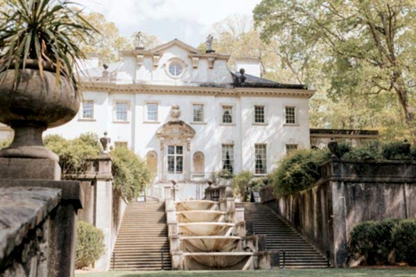 Atlanta History Center Wedding Swan House x