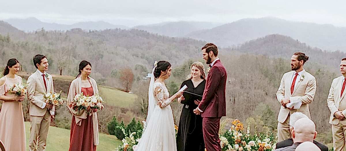 Winter Wedding at The Ridge in Marshall, NC | Fine Art Asheville Wedding Photography