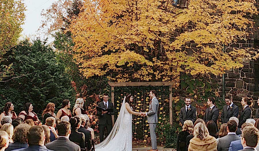 A Castle Wedding in the Peak of Fall | Asheville Editorial Wedding Photography at My Beloved Homewood | Michelle  & Jake