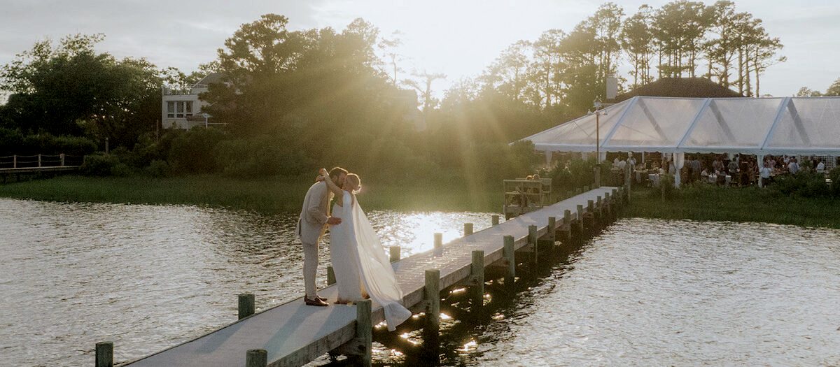 Colorful Coastal Beaufort Wedding at Waterfront Private Residence with Full Weekend Photography Coverage - Planned by Down To I Do