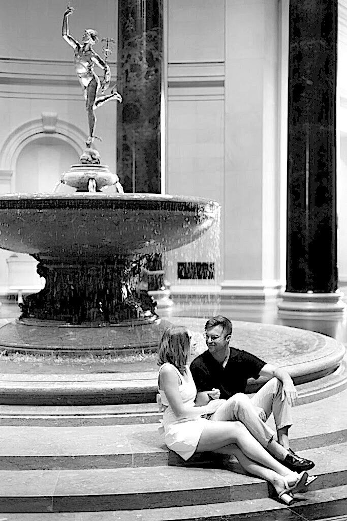 National Gallery of Art DC Engagment Session DC Editorial Wedding Photographer x