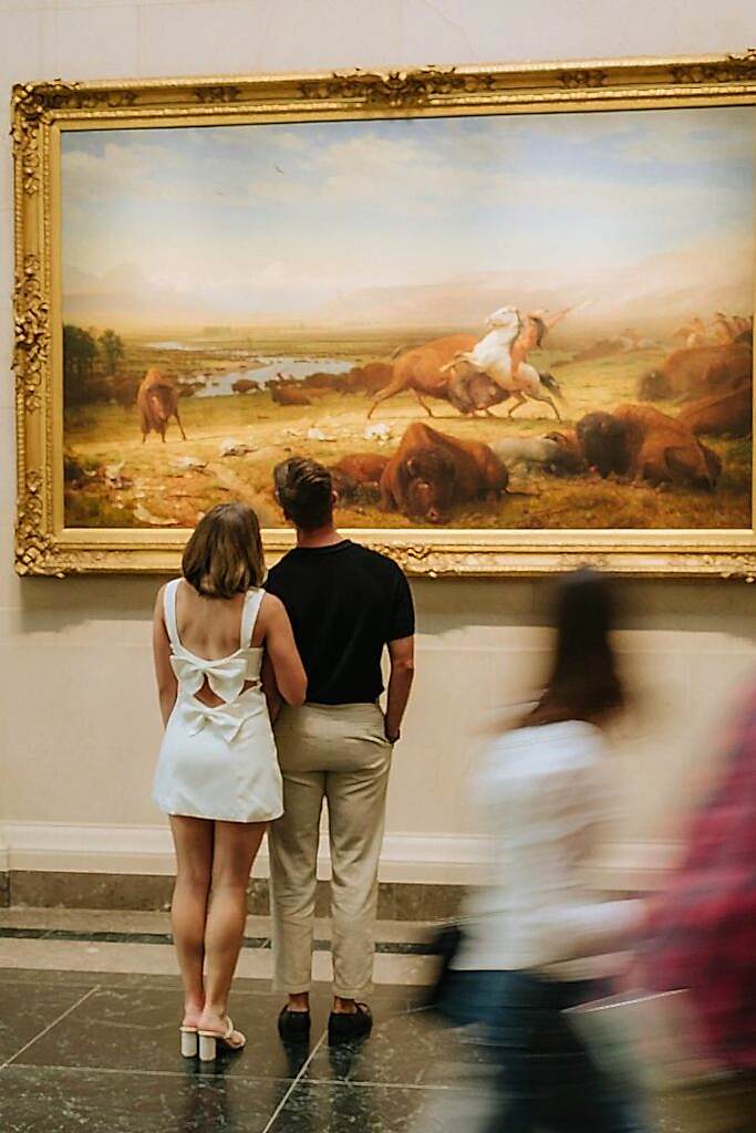 National Gallery of Art DC Engagment Session DC Editorial Wedding Photographer x