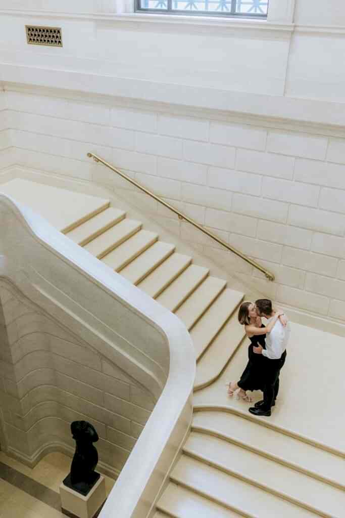 National Gallery of Art DC Engagment Session DC Editorial Wedding Photographer x